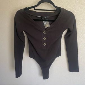 Pink Lily Gracious Smile Back Bodysuit